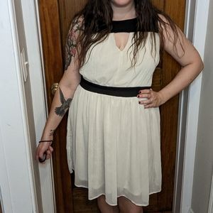 Classic Black+Ivory Cocktail Dress